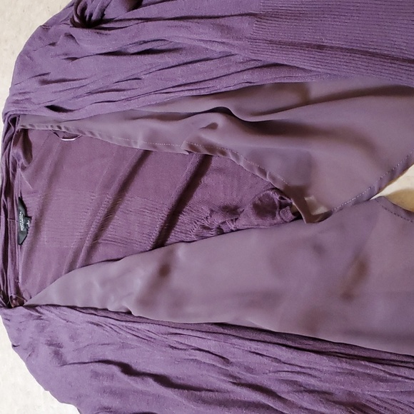 Simply Vera Vera Wang women's open front cardigan.  Size large. - Picture 6 of 10